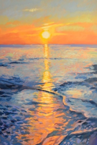 Sunrise, Carolina Coast Oil on Canvas  36”x24” $2,200