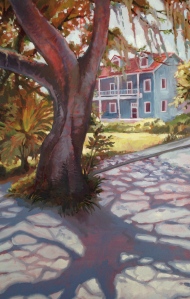 Charleston Tree Oil on Canvas 26"x16" $375