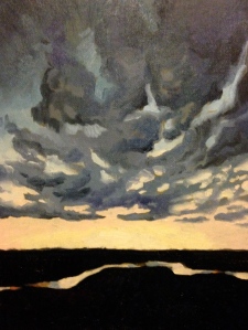 Marsh Reflection Oil on Canvas 12”x9” $300